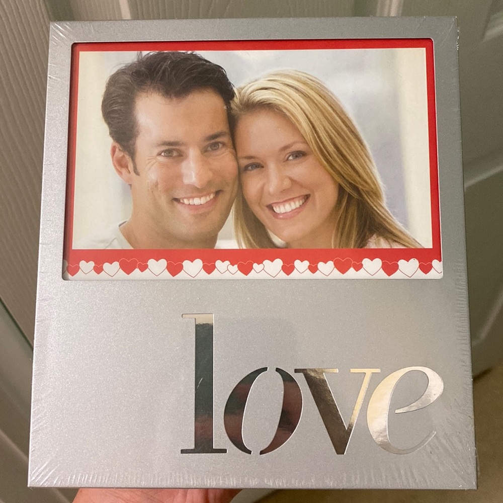Metallic Love Picture Frame